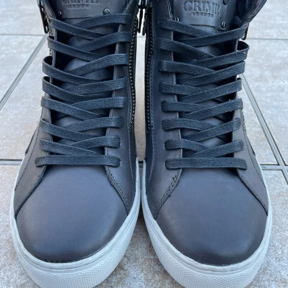 Crime London HIGH TOP DOUBLE ZIP sneakers